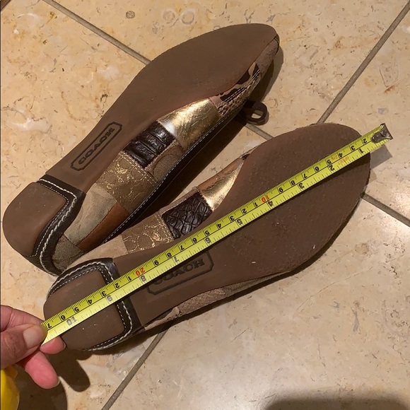 Coach Joan patchwork leather flats 7.5 - Picture 12 of 14